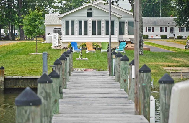 A waterfront gem with dock, kayaks great water views. Sleeps up to 12.