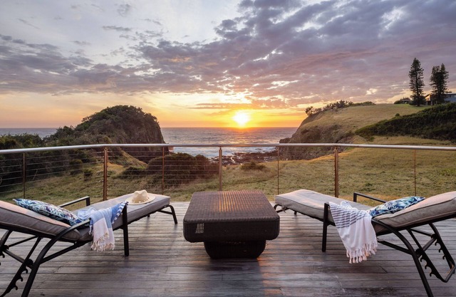 Maison de plage au bord de l'eau absolue avec terrasse massive - pour les familles et les chiens