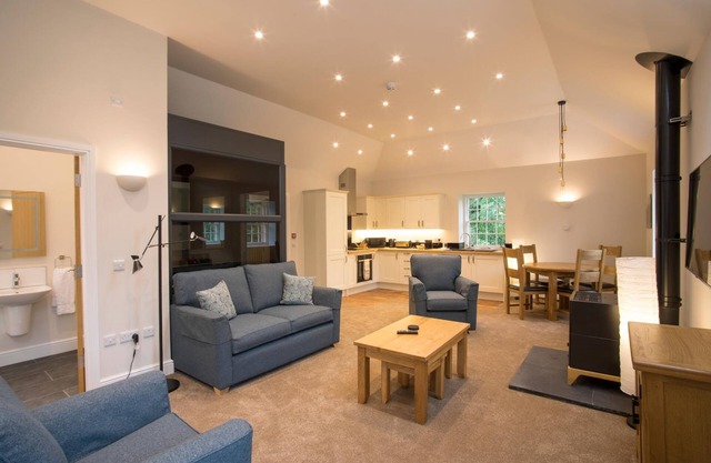 Accessible apartment in the Grade II*'listed Netherby Hall