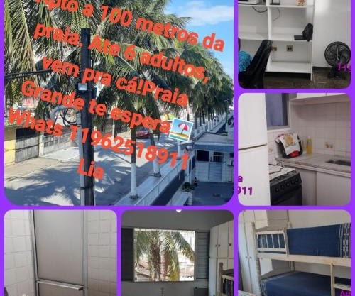 Aconchego Pé na Areia Apto 726