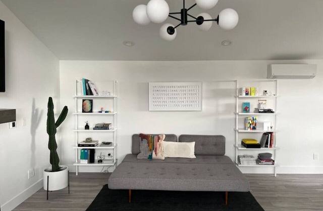 ADU at 126 · Vaulted ceiling ADU studio apartment killer views