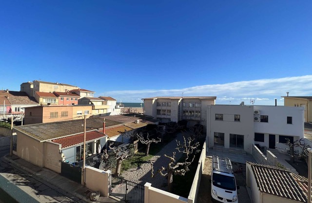 Studio abordable pour 4 personnes avec balcon près de la plage
