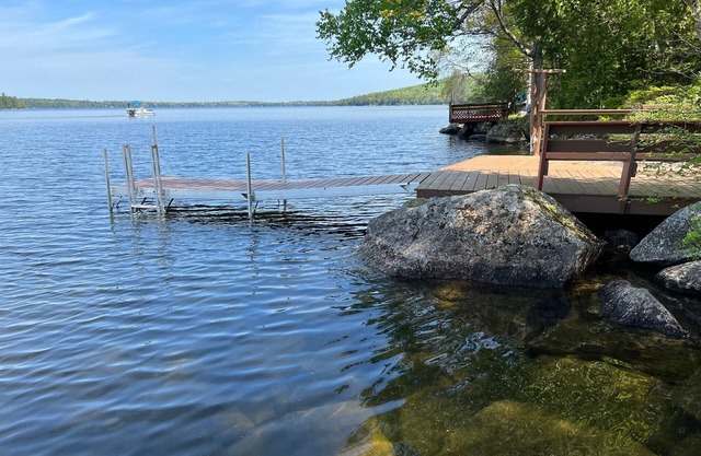 Air conditioned home on Beech Hill Pond 20 feet from the shore. Great location!