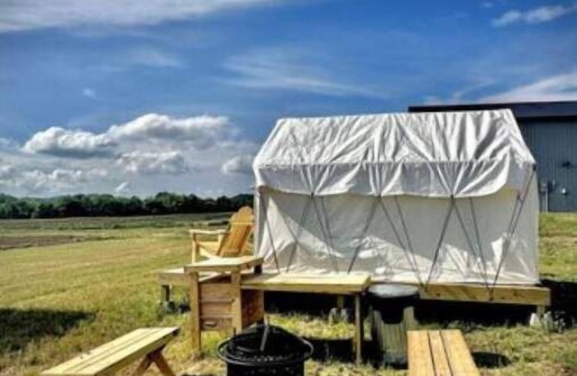 Allenbrooke Farms Glamping Tent 2