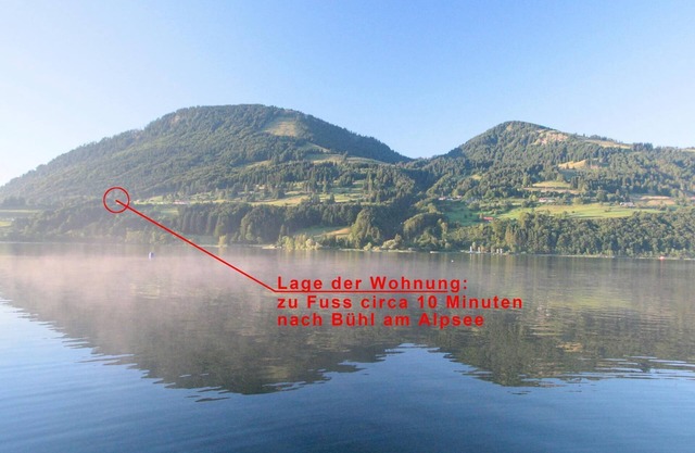 Allgäu vacation apartment at the Alpsee, 2 minutes drive from the lake - NEW with WLAN