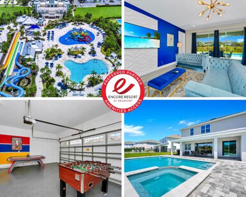 Alluring Home Near Disney With Themed, Media And Game Room With Waterpark & Resort Access At Encore Resorts Reunion - 232Au