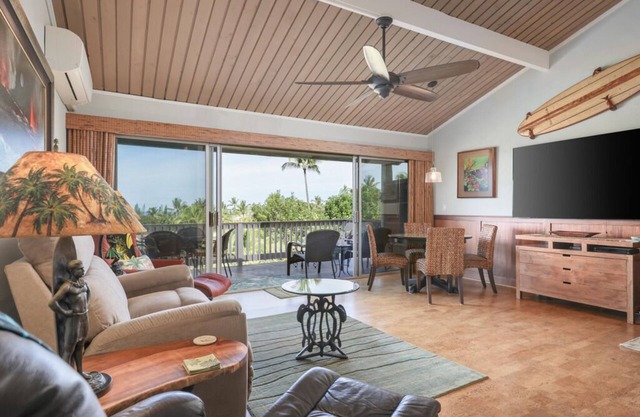 Aloha Condos, Keauhou Resort, Condo 108, Ocean View, AC