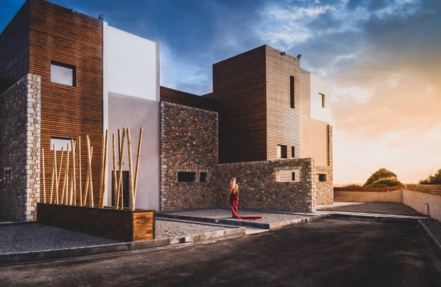 Villas de luxe Amara, villas uniques de style contemporain à Lachania en Grèce!