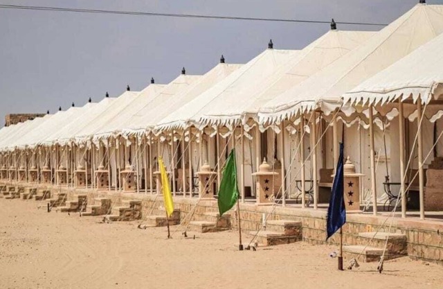 Amazing desert camp
