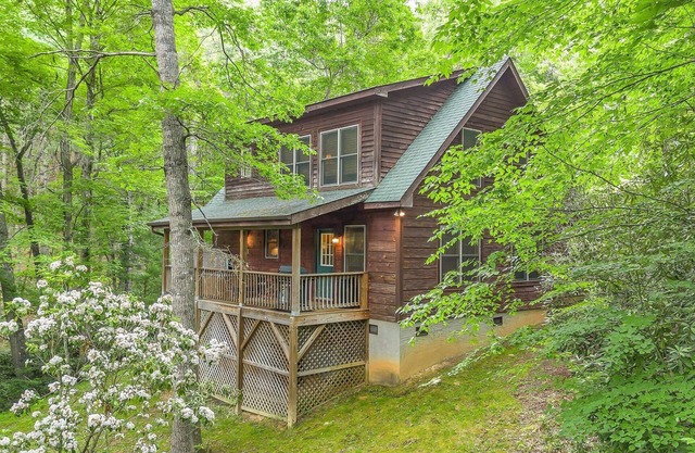 Log Cabin avec bain ��� remous, foyer, baby-foot - Btw WJ & Boone