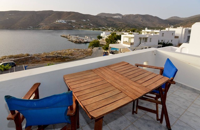 Amorgos Sunset, studio vue mer à côté de la plage