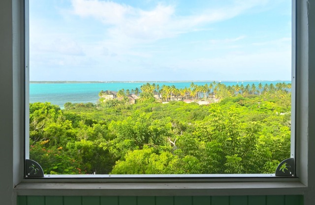 Anchorage, George Town, Exuma, Bahamas surrounded by Turquoise seas
