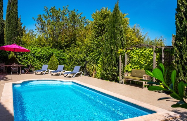 ancienne grange rénovée avec piscine privée