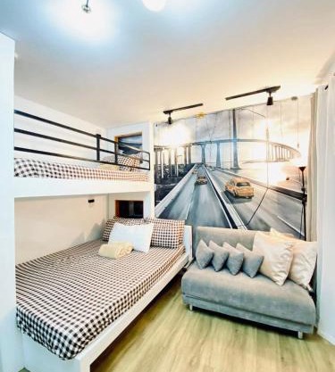 Antara-QueenBed-Balcony-HotShower-WorkCoffee Station-FullKitchen
