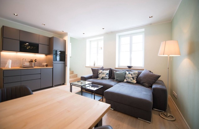 Ap 5 - Kranklay-Appartement-Famille-Salle de bain privée séparée-Vue sur le v...