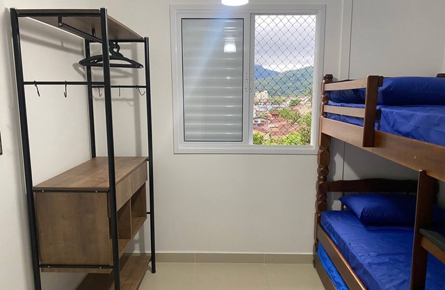 Ap. central area of Ubatuba: Gourmet Balcony, Swimming pool, air conditioning and wi-fi