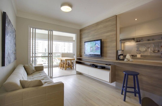 AP NOUVEAU 2 DORMS / 1SUITE TER GOURMET COMPL. SHOPPING MORUMBI TOWN / SOUTHERN GARDEN