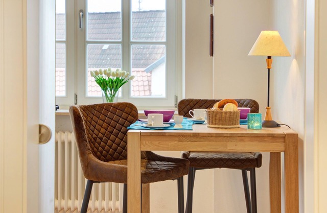 Appartement avec terrasse au milieu du village historique de Hambach / Pfalz
