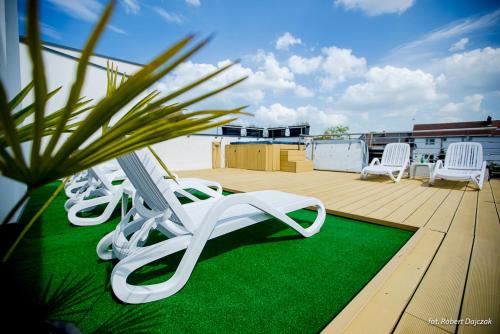 Apartamenty Villa Baltica Rewal - jacuzzi na dachu, wi-fi, parking w cenie