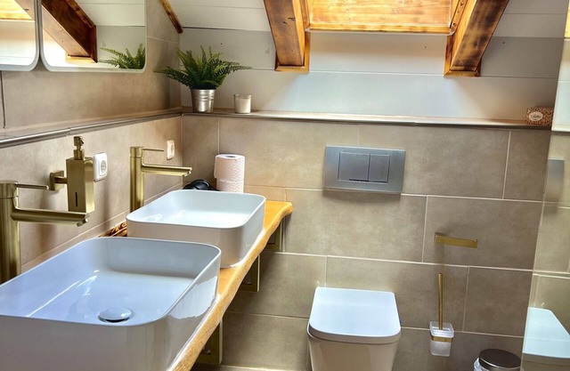 Appartement-Salle de bain privée séparée-Vue sur Montagne-Wohnung 3