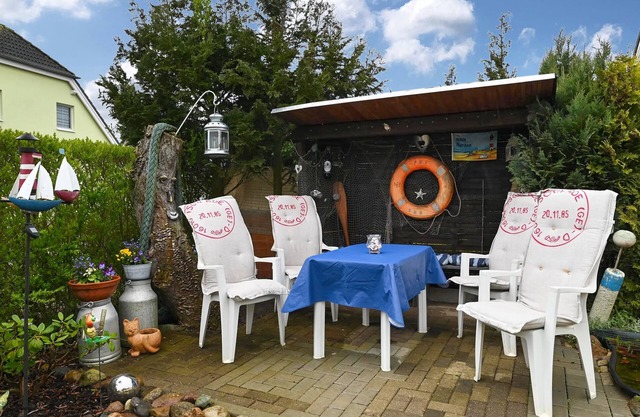 Appartement 'Ferienwohnung Küstenstübchen Gruse' avec terrasse, jardin et Wi-Fi