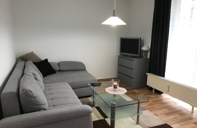 Appartement 'Ferienwohnung Am Goldenen Löwen' avec terrasse privée, jardin privé et Wi-Fi