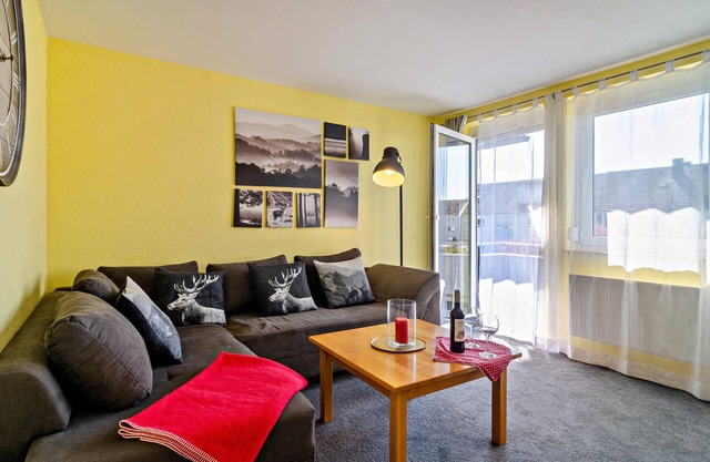 Appartement 'Mit 66qm' avec jardin partagé, balcon et Wi-Fi