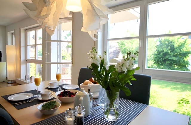 Appartement 'Am See' avec terrasse privée, jardin partagé et Wi-Fi