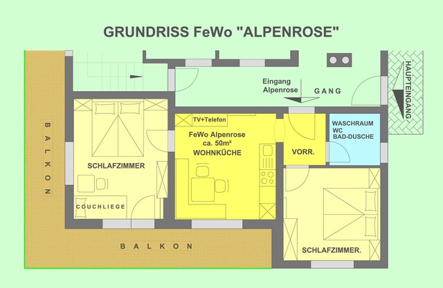 Appartement - ALPENROSE - Appartements Lechner