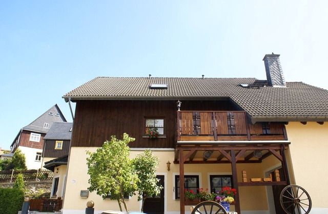 Appartement 'Am Schloss Lauenstein' avec terrasse privée, balcon et Wi-Fi