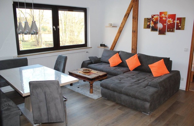 Appartement 'Am Wehr' avec terrasse privée et Wi-Fi