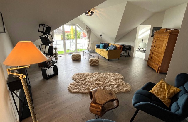 Appartement 'An Der Aschaffaue' avec terrasse privée, balcon et Wi-Fi