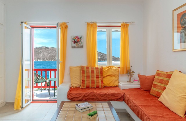 Appartement "Apollon House" avec vue sur la mer, Wi-Fi et climatisation