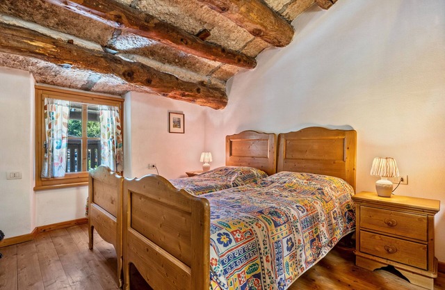 Appartement 'Appartamento Del Vecchio Fienile' avec vue sur les montagnes et jardin partagé