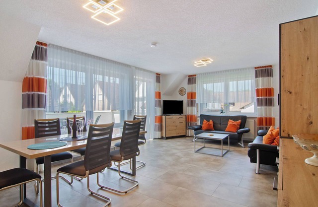 Appartement de vacances 'Balcon' avec grand balcon orienté vers le sud et Wi-Fi