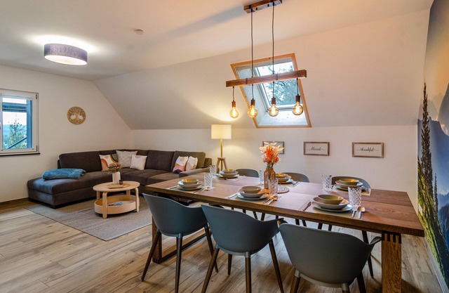 Appartement 'Appartement Bergblick' avec vue sur les montagnes, terrasse partagée et Wi-Fi