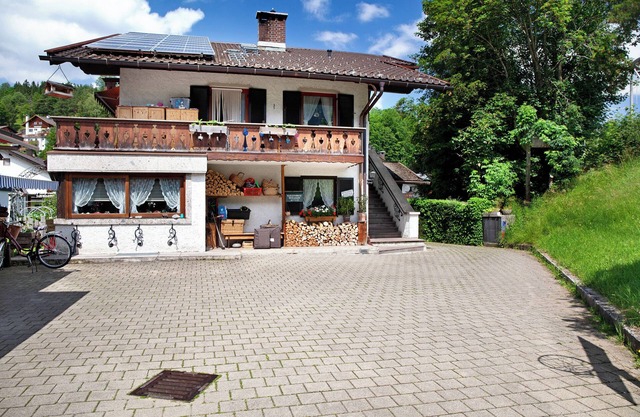 Appartement "Brunnsteinnest" avec vue sur les montagnes, balcon et Wi-Fi