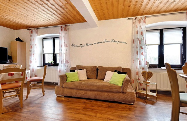 Appartement "Buchhaus Vier - Erdgeschoss" avec terrasse partagée et Wi-Fi