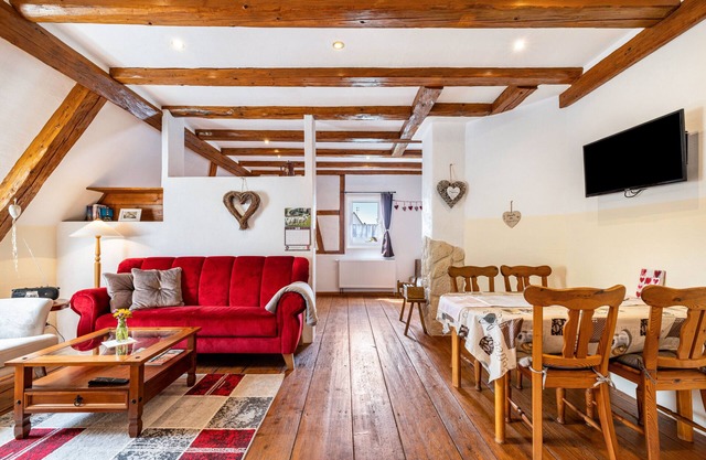 Appartement 'Burgzimmer' avec jardin partagé et Wi-Fi