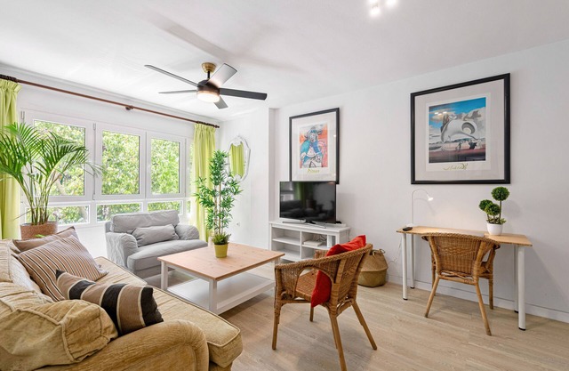 Appartement "Céntrico Y Confortable" avec terrasse privée, Wi-Fi et climatisation