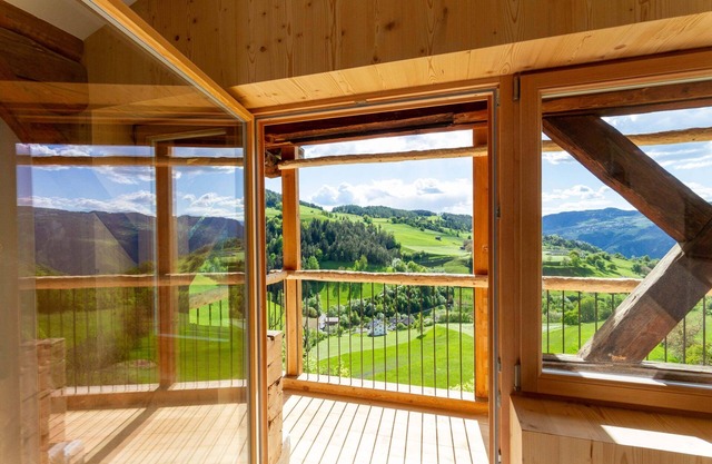 Appartement "Daimlhof Ferienwohnung Lärchenzweig" avec vue sur la montagne, jardin, balcon et Wi-Fi