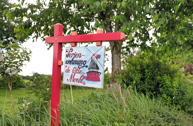 Appartement 'De Lütte Moehl' avec étang de baignade naturel et terrasse partagée