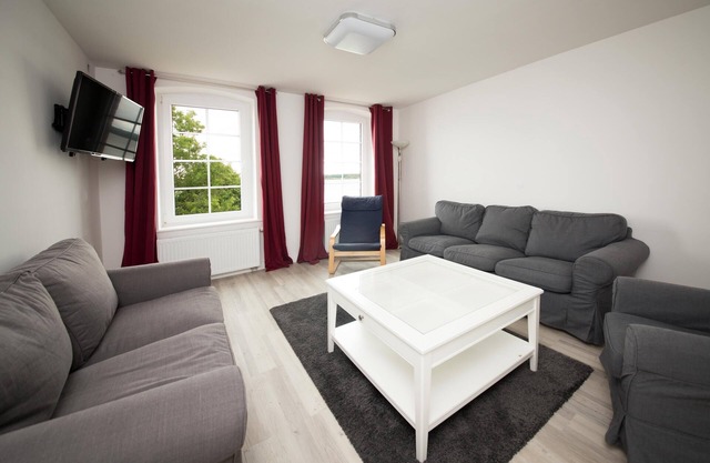 Apartment 13 in the Schleiblick apartment house with direct view of the Schlei 1st floor