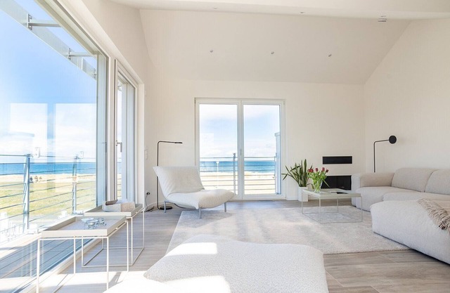Appartement 'Ferienwohnung Steuerbord' avec vue sur mer, balcon et Wi-Fi