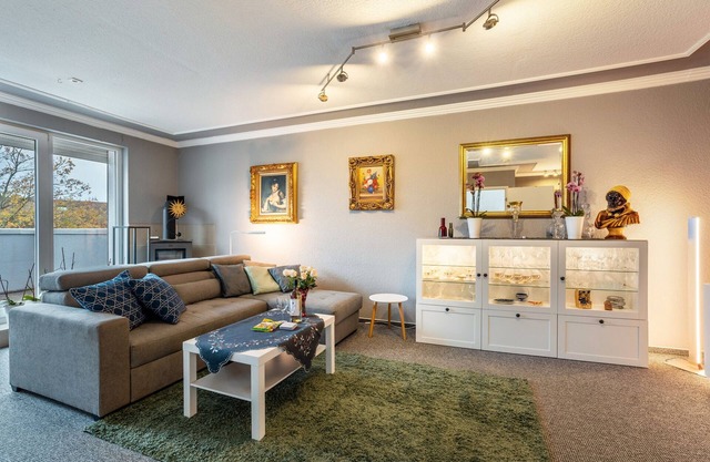 Appartement 'Ferienwohnung Schwede' avec terrasse privée, balcon et Wi-Fi