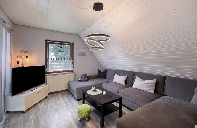 Appartement 'Ruhig Gelegene Wohnung In Deichnähe' avec terrasse partagée, jardin privé et Wi-Fi