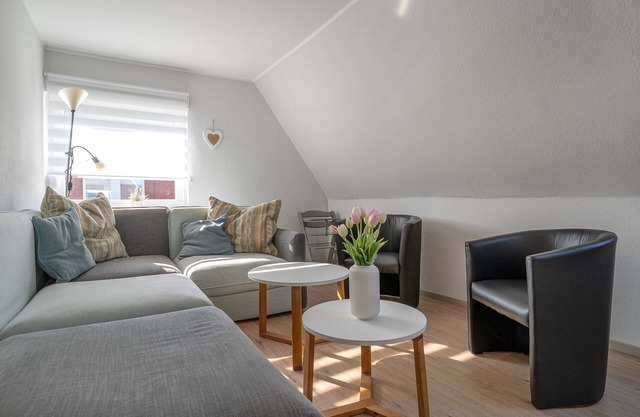 Appartement "Deichgraf" avec jardin partagé et Wi-Fi