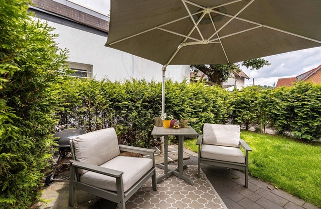 Appartement 'Deluxe Apartement Mit Terrasse' avec terrasse partagée et Wi-Fi