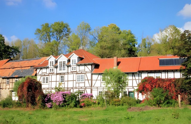 Appartement "Die Fuchsmühle" avec terrasse partagée, jardin partagé et Wi-Fi