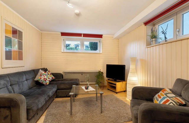 Appartement "Die Kleine Ferienwohnung" avec jardin partagé, Wi-Fi et climatisation